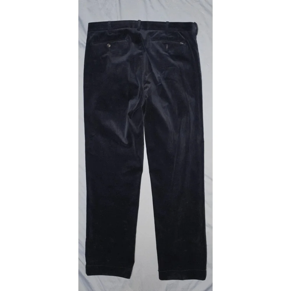 Polo Ralph‎ Lauren Men's Classic Fit Corduroy Pants Navy Blue Size 34x32